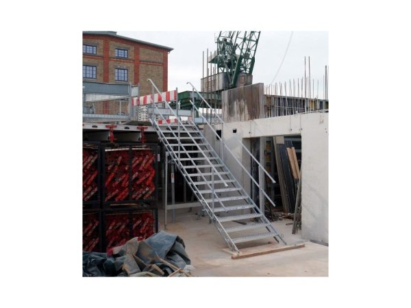 Materielhuset byggepladstrappe