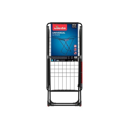 Vileda tørrestativ (18 m snor) Vileda tørrestativ (18 m snor) Universal Ultimate, med X-ben. Billedet viser produkt udklappet.