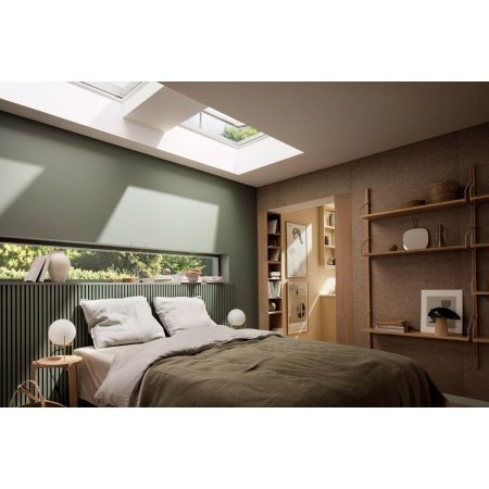 Velux fladtagsvindue plan glas
