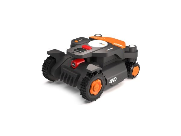 Worx 4WD robotplæneklipper Worx 4WD robotplæneklipper. Produktet vises fra venstre side