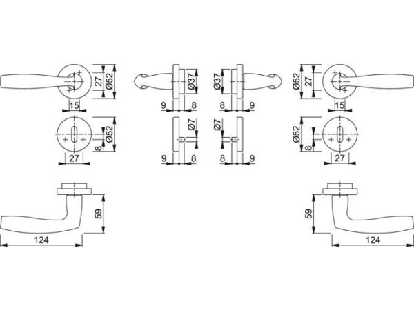 Hoppe Vitoria dørgreb