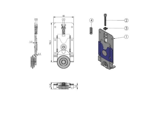Svalk KG50 bundrulle