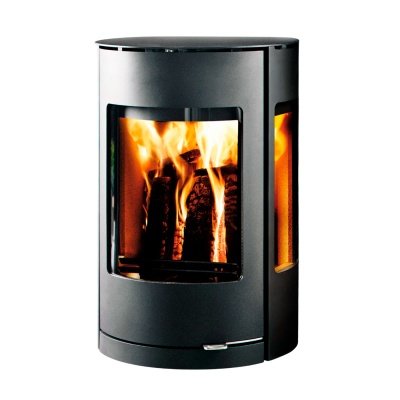 Westfire Uniq 37 brændeovn. Produkt vises forfra. 