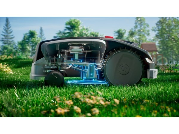 Sunseeker S3 robotplæneklipper. Produkt vises