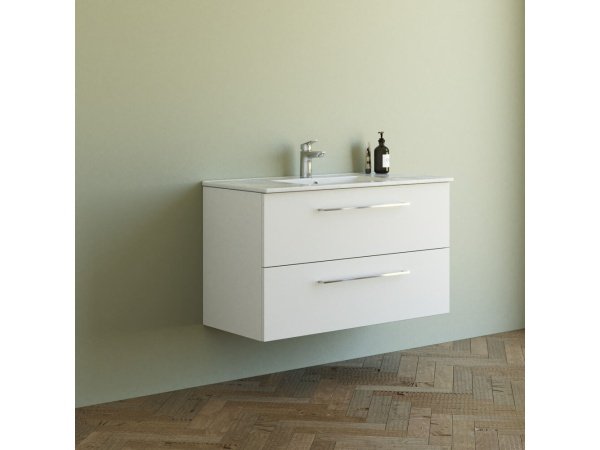 Scanbad Multo møbelsæt Hvidmat