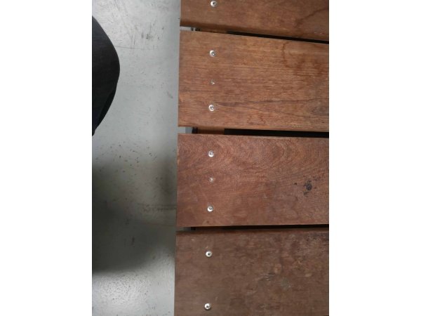 NKT terrasseskrue High-End, produkt set forfra