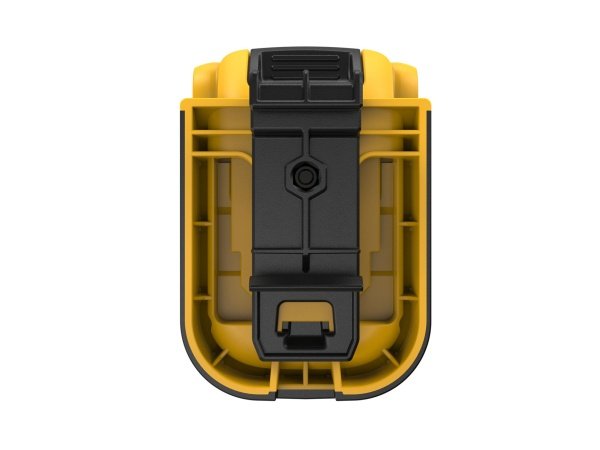 Dewalt Tough System 2.0 DXL batteriholder. Billedet viser produktet skråt fra siden.