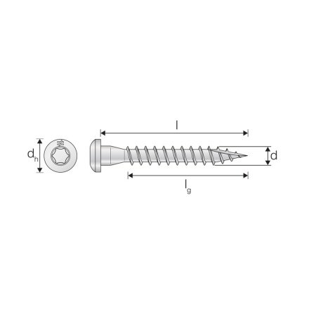 Simpson Strong-Tie CSA beslagskrue Simpson Strong-Tie CSA beslagskrue CSA5.0X40S