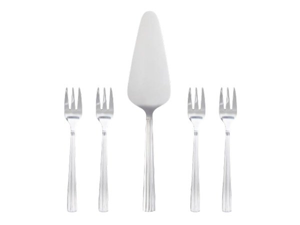 Aida Groovy kagesæt Aida Groovy Kagesæt - 5 dele. Billedet viser produktet med hvid baggrund.