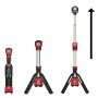 Milwaukee arbejdslampe m/stativ M12 SAL-0. Billedet viser produktets dele.