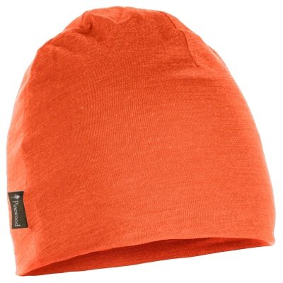 Pinewood Merino uldhue i orange. Billedet viser produktet med hvid baggrund.