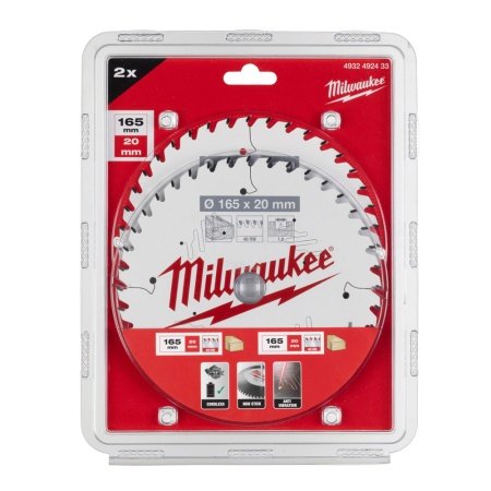 Milwaukee rundsavklinger 2-pak