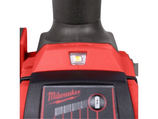 Milwaukee slagboremaskine M18 FPD3-0X leveres i HD boks. Billedet viser hele produktet.