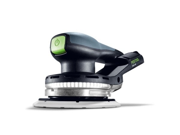 Festool excentersliber ETSC 2 150-Basic. Billedet viser produktet samt tilbehør