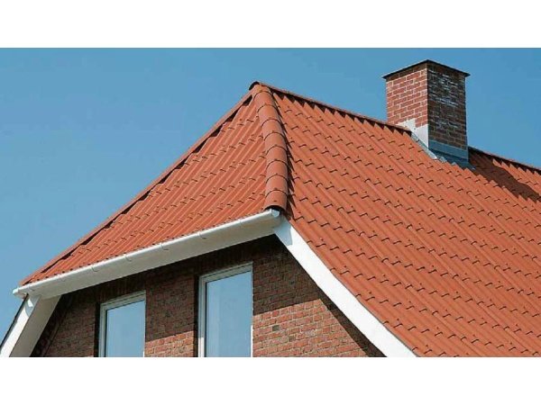 Bølgeplade teglrød B7