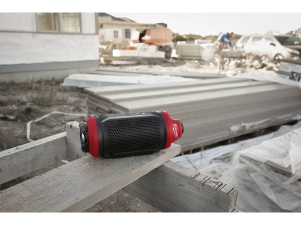 Milwaukee højttaler Milwaukee højttaler M12 SPEJSG2-0. Billedet viser produktet med hvid baggrund.