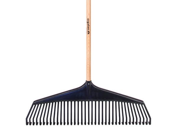 Galax plastløvrive 67 cm med skaft i asketræ 10-4.dk Let og effektiv til havearbejde