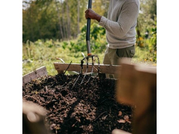 Fiskars Ergonomic kompostgreb