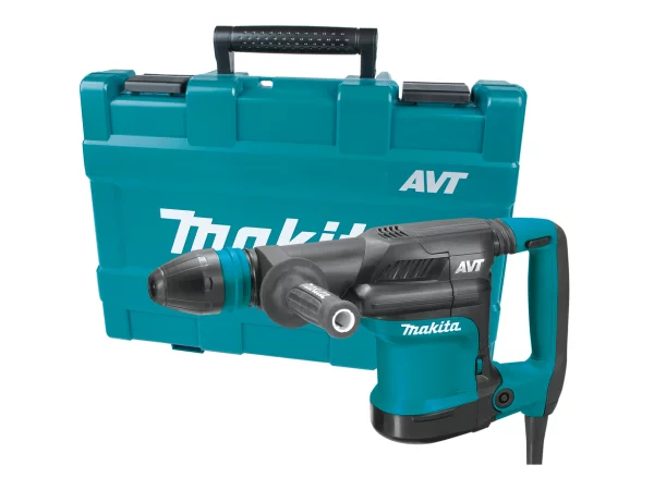 HM0871C Makita SDS MAX mejselhammer. Produktet ses fra siden.