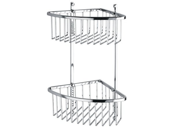 Adora hjørne trådhylde dobbelt