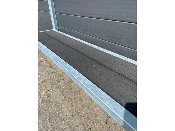 Wimex hegnsbænk koksgrå