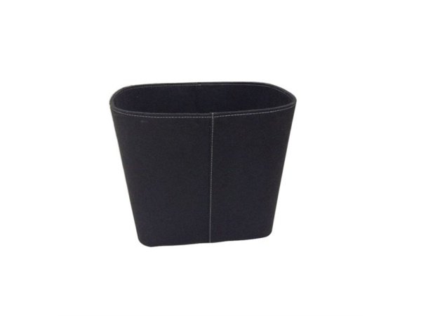 Varde brændekurv sort filt