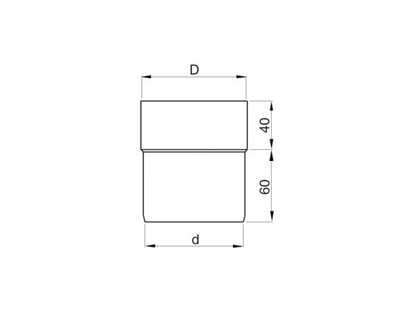 Lindab rørsamlemuffe