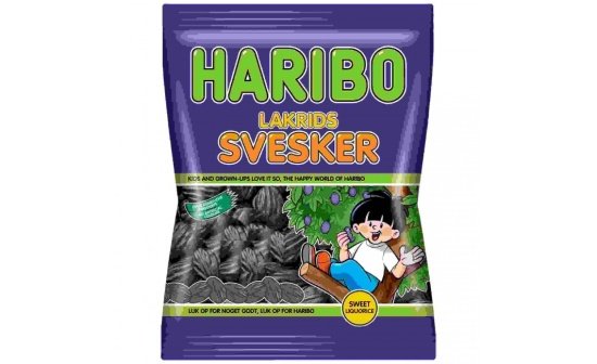 Haribo Lakridssvesker 375g