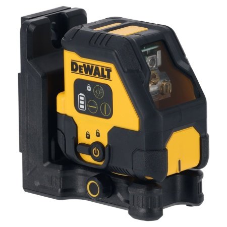 Dewalt USB-C krydslinjelaser Dewalt USB-C krydslinjelaser rød stråle