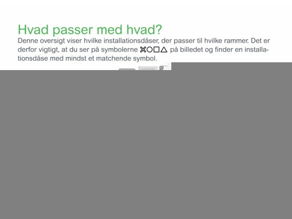 LK FUGA Softline 63 ramme hvid 1 modul. Billedet viser produktet med hvid baggrund.