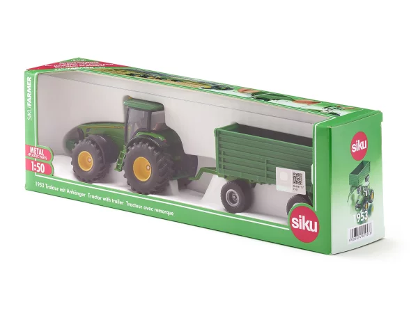 John Deere Traktor m/trailer