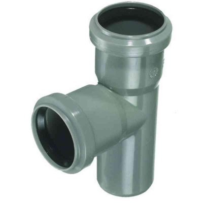 HT Safe grenrør grå PP