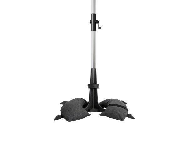 Baser parasolfod mørkegrå