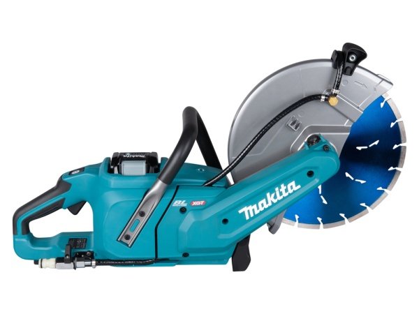 Makita kapsav 40V XGT Makita kapsav 40V XGTCE004GZ u/akku & lader. Billedet viser produktet fra en skrå vinkel.