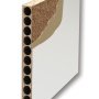 Høgild glat massivdør 3/1 glasfelt/udsnit