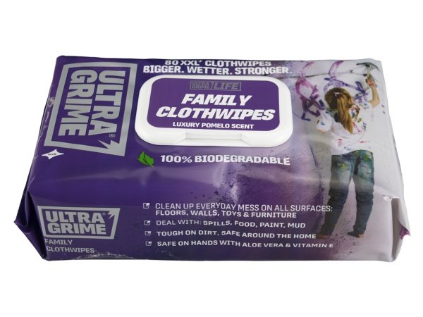 Ultragrime life family wipes
