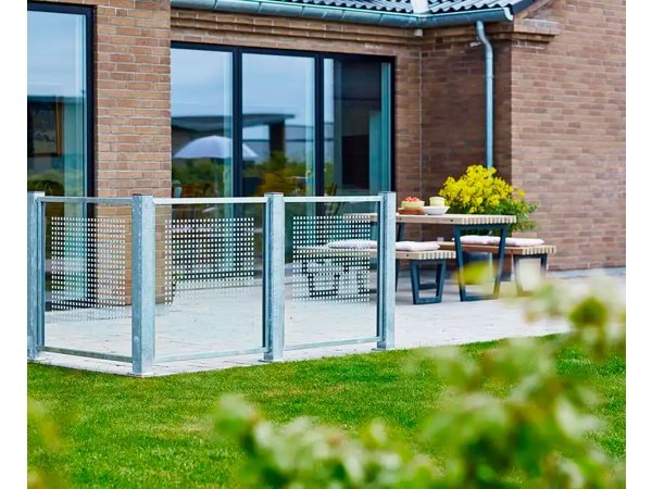 Plus stålstolpe m/fod