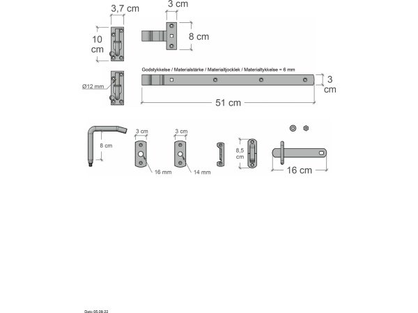 Plus lågebeslag 2403-1