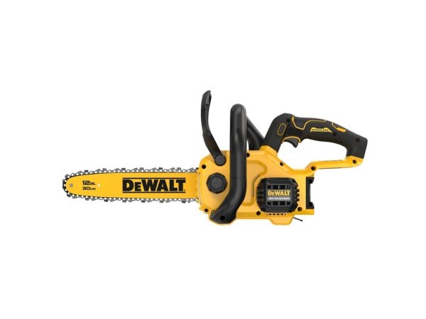 DEWALT DCMCS565N-XJ 18V XR kædesav SOLO. Billedet viser produktet fra siden.