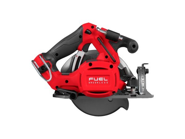 Milwaukee 55 mm M18 FUEL™ rundsav til træ og plastik. Billedet viser produktet forfra.