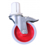 Jumbo hjul Ø20cm m/bremse 1stk Jumbo hjul Ø20cm m/bremse 1stk