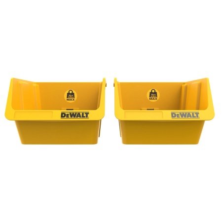 Dewalt plastbeholder (2 pk) Dewalt plastbeholder (2 pk) DXL Tough System 2.0. Billedet viser produktet fra siden.