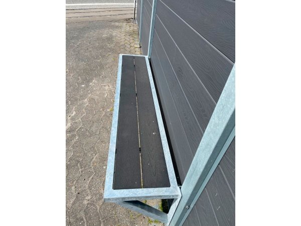 Wimex hegnsbænk koksgrå