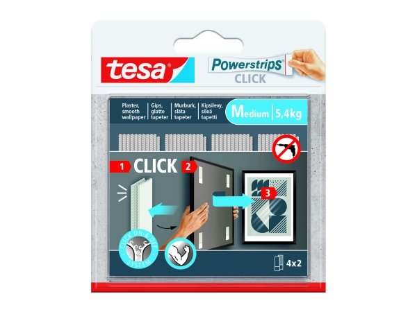 Tesa Powerstrips Click M