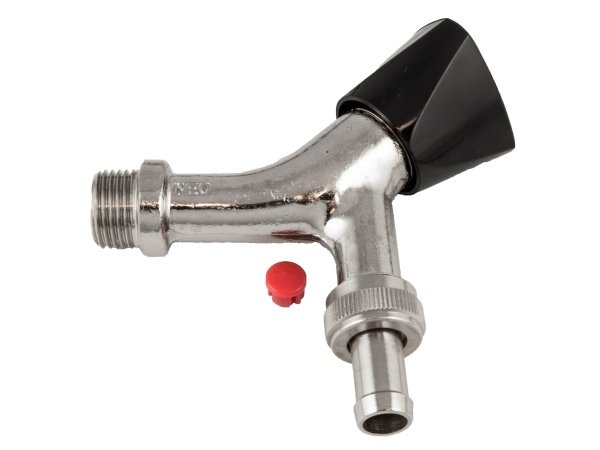 Aftapventil ½ m. plastgreb