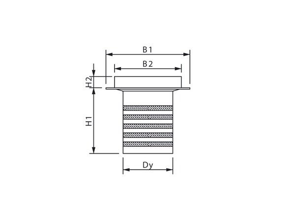 Wavin komplet gulvafløb PVC