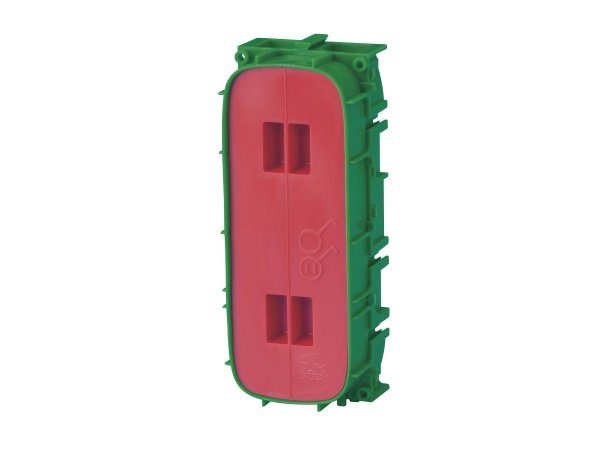 LK FUGA indmuringsdåse Air 2½ modul grøn LK FUGA indmuringsdåse Air 2½ modul grøn