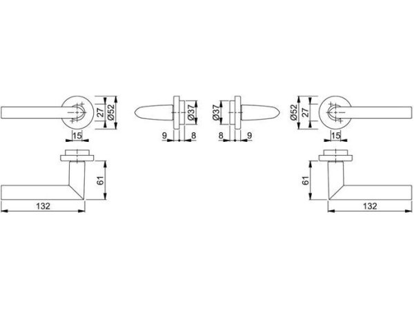 Hoppe Stockholm dørgreb