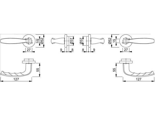 Hoppe New York dørgreb