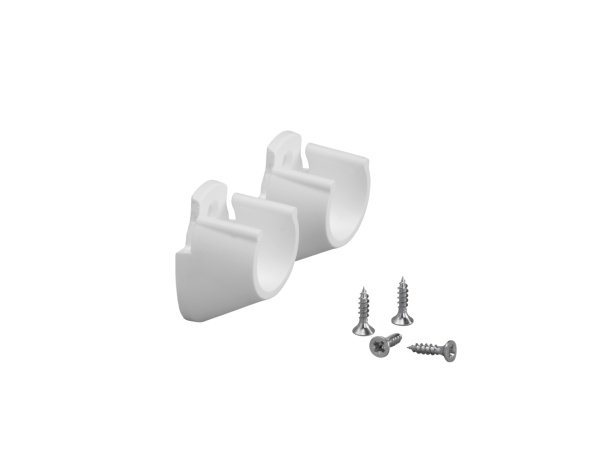 Elfa bøjlestangsholder væg/væg